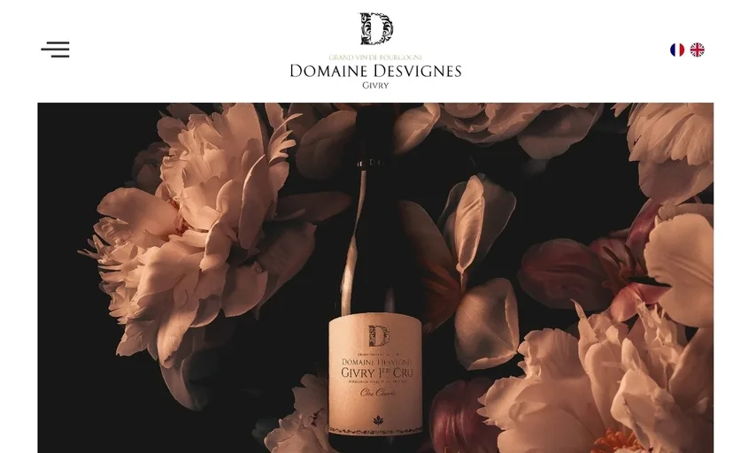 Aperçu du site de Domaine Desvignes